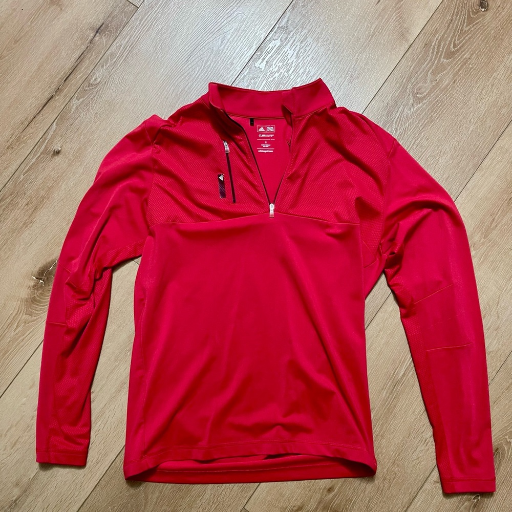 Adidas Climalite Red Pullover